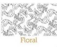 Floral embossing pattern for the dimension doormats by everything doormats.